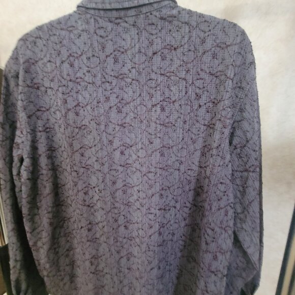 Territory Ahead Purple Gray Long Sleeve Womens  Shirt XL - Picture 4 of 13